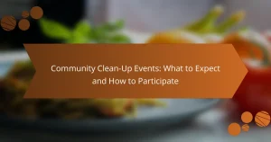 Community Clean-Up Events: What to Expect and How to Participate